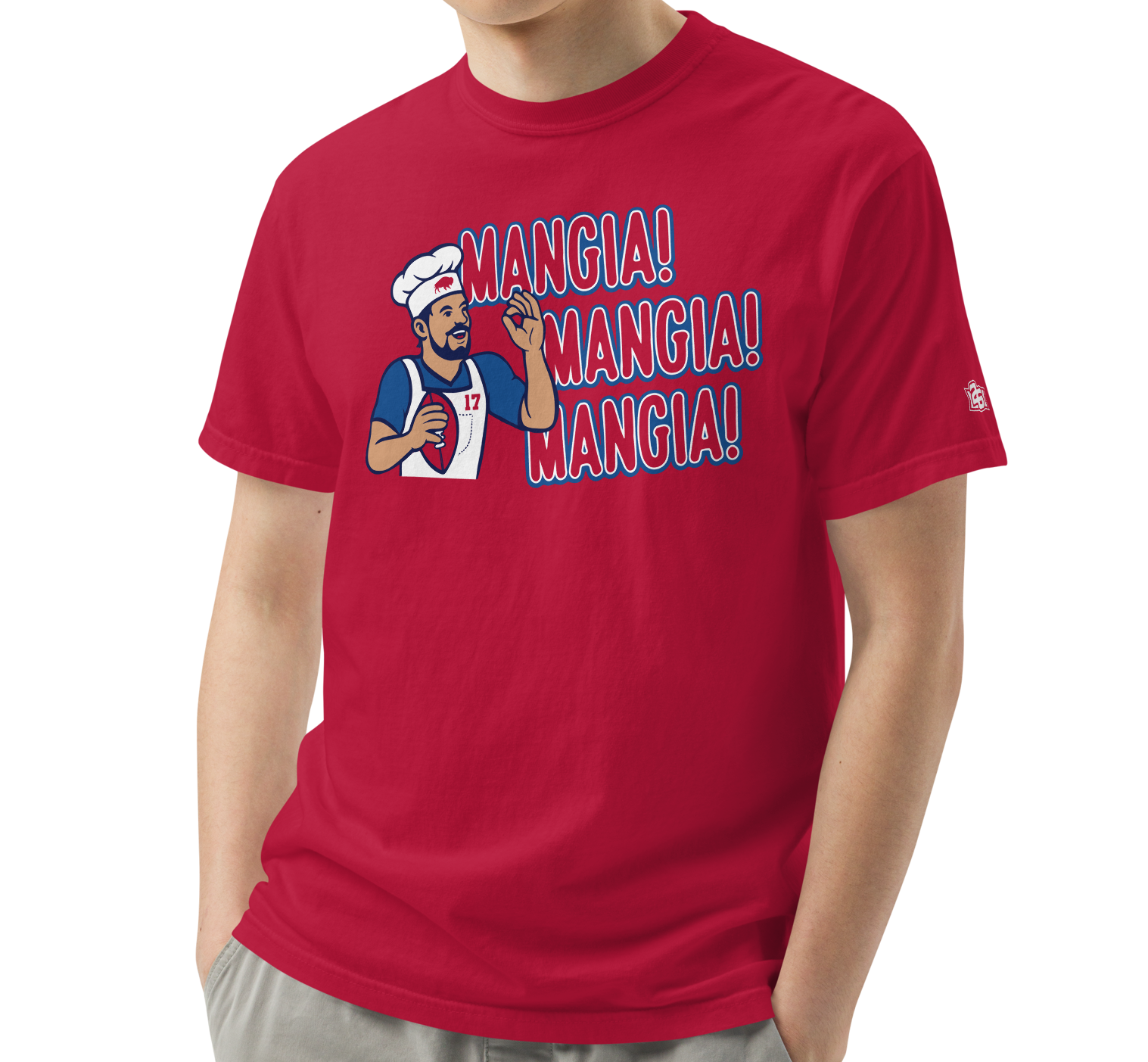 Red (100% ringspun cotton)