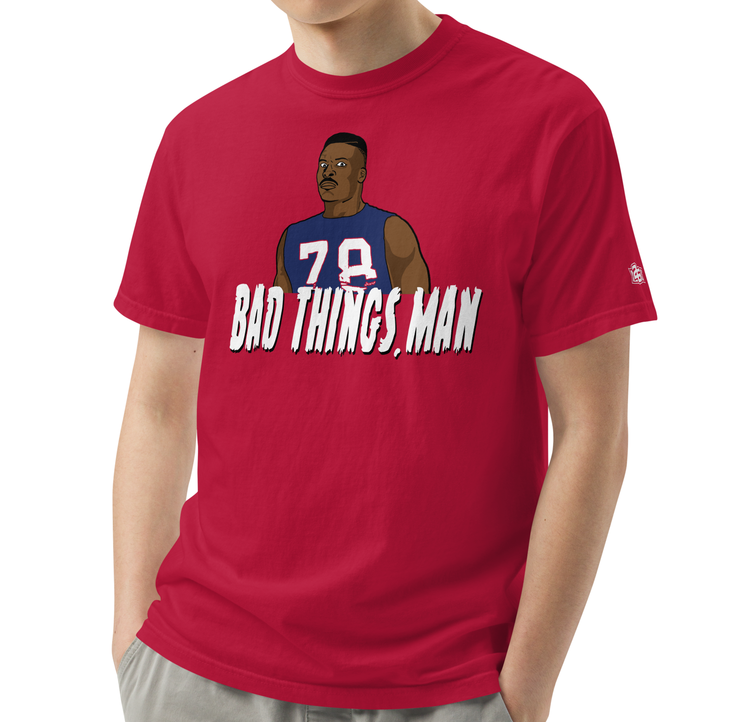 Red (100% ringspun cotton)