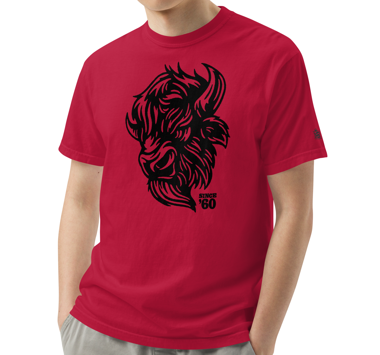 Red (100% ringspun cotton)