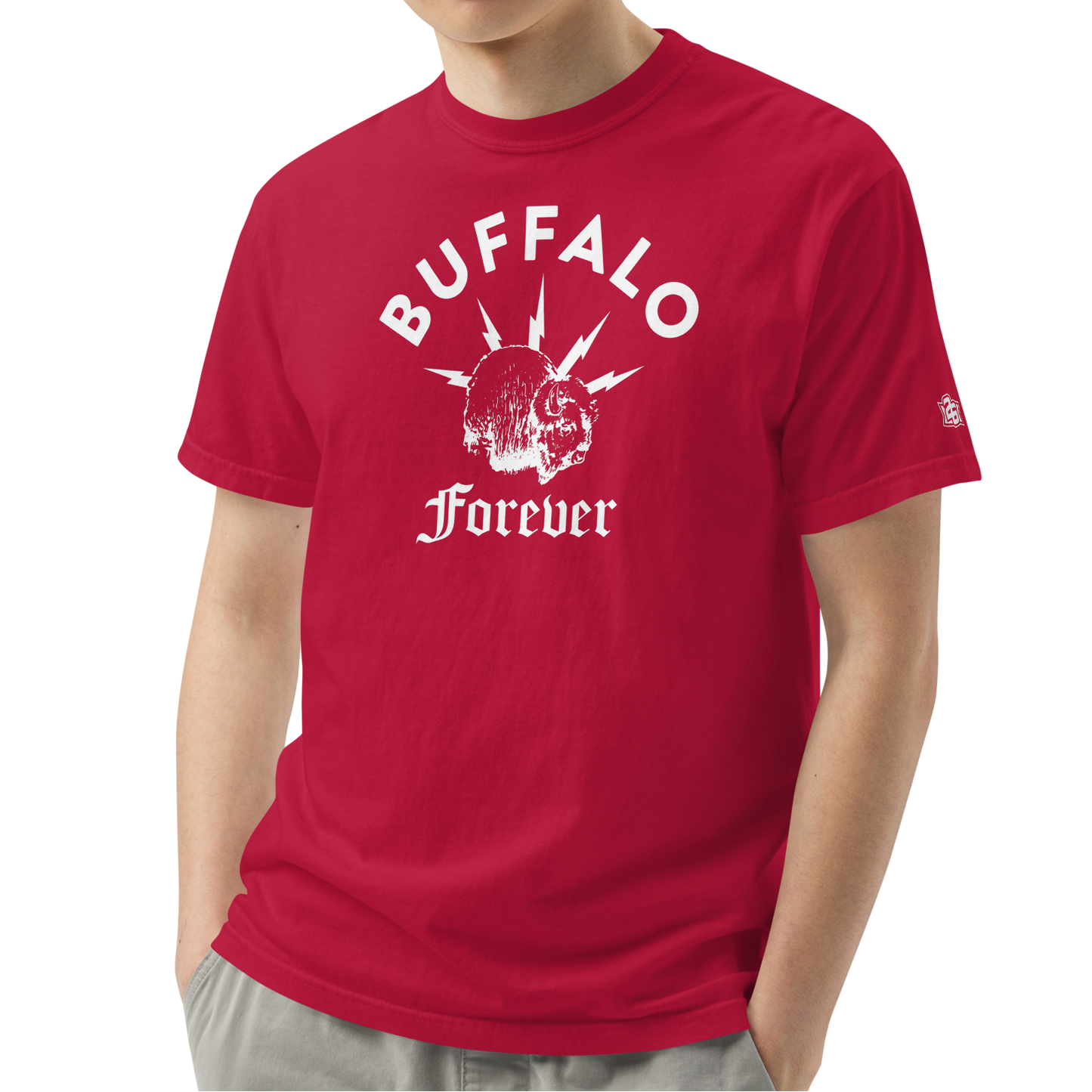 Red (100% ringspun cotton)