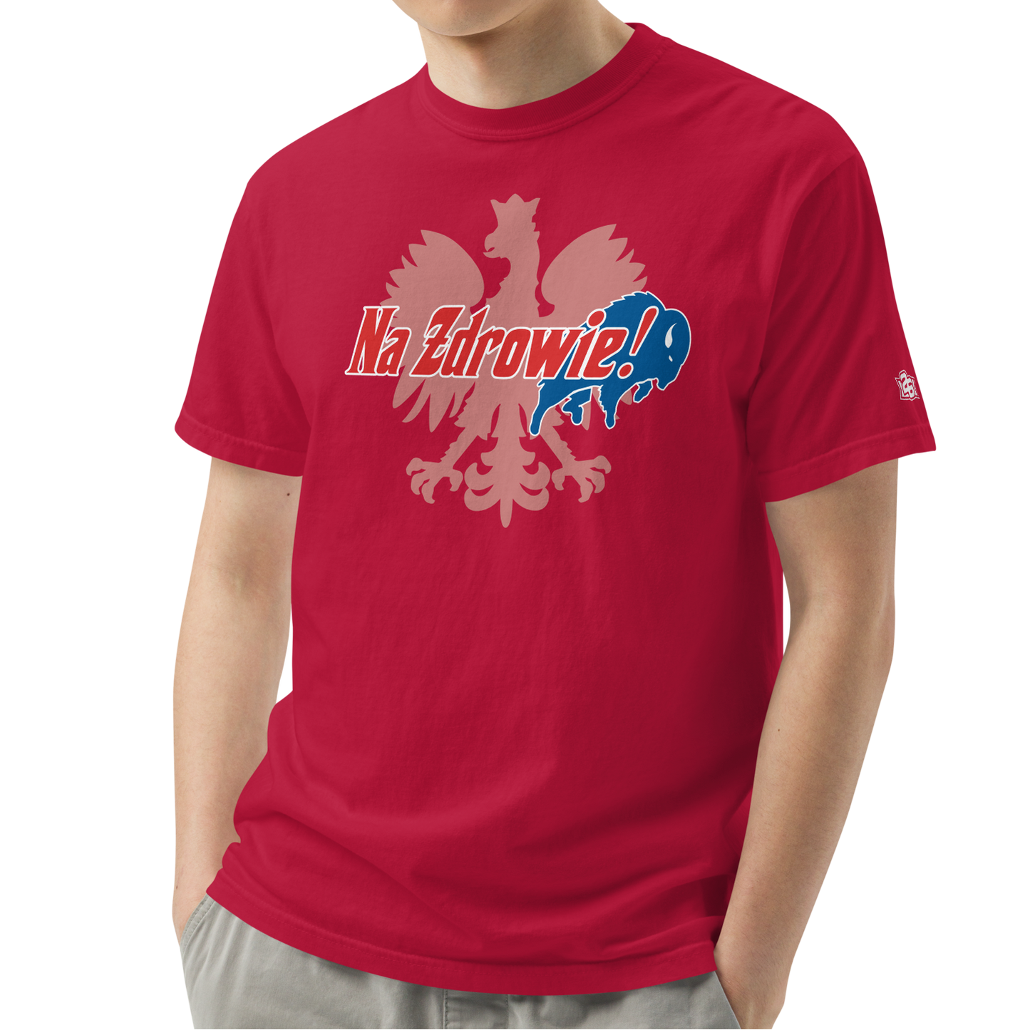 Red (100% ringspun cotton)