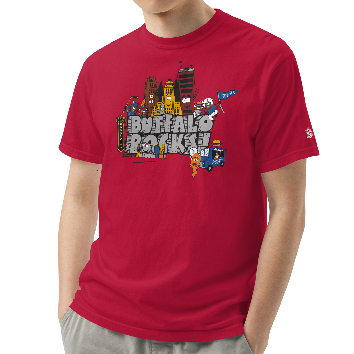 Red (100% ringspun cotton)
