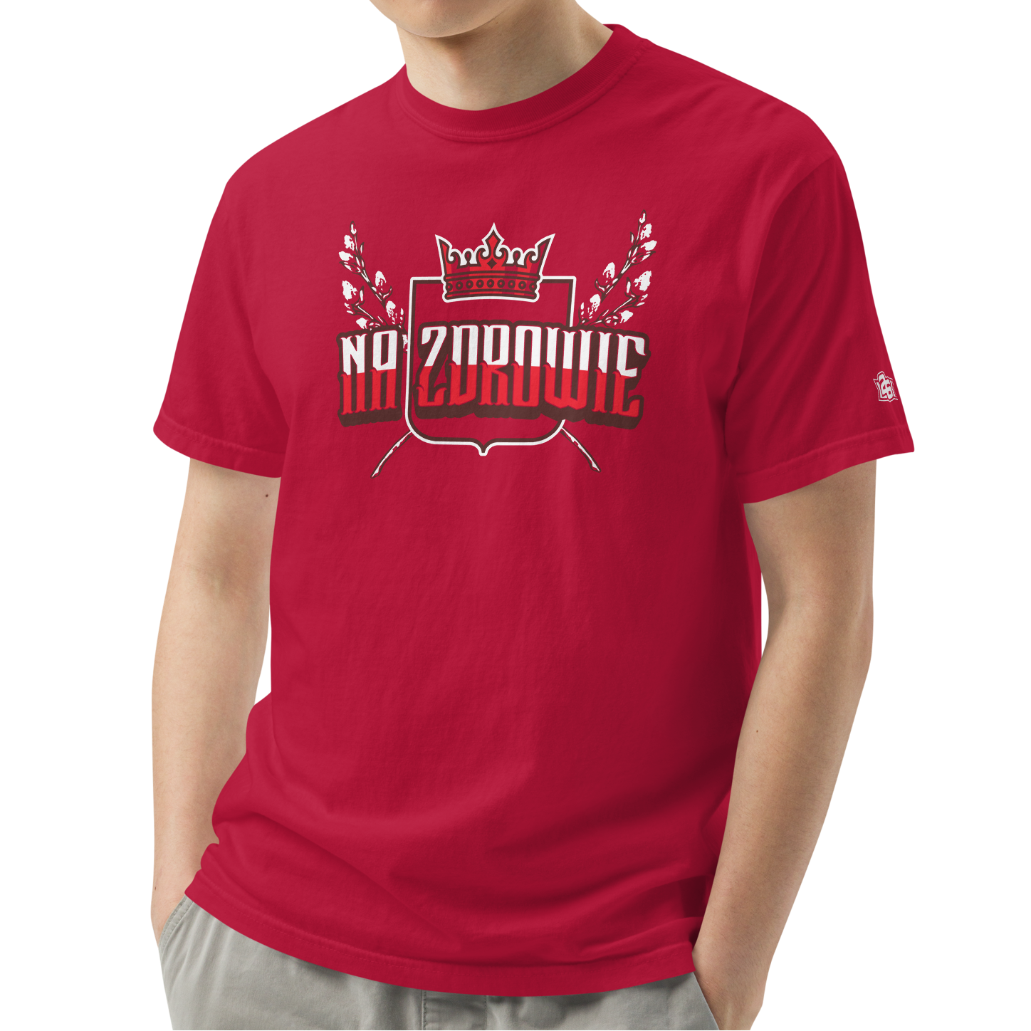 Red (100% ringspun cotton)