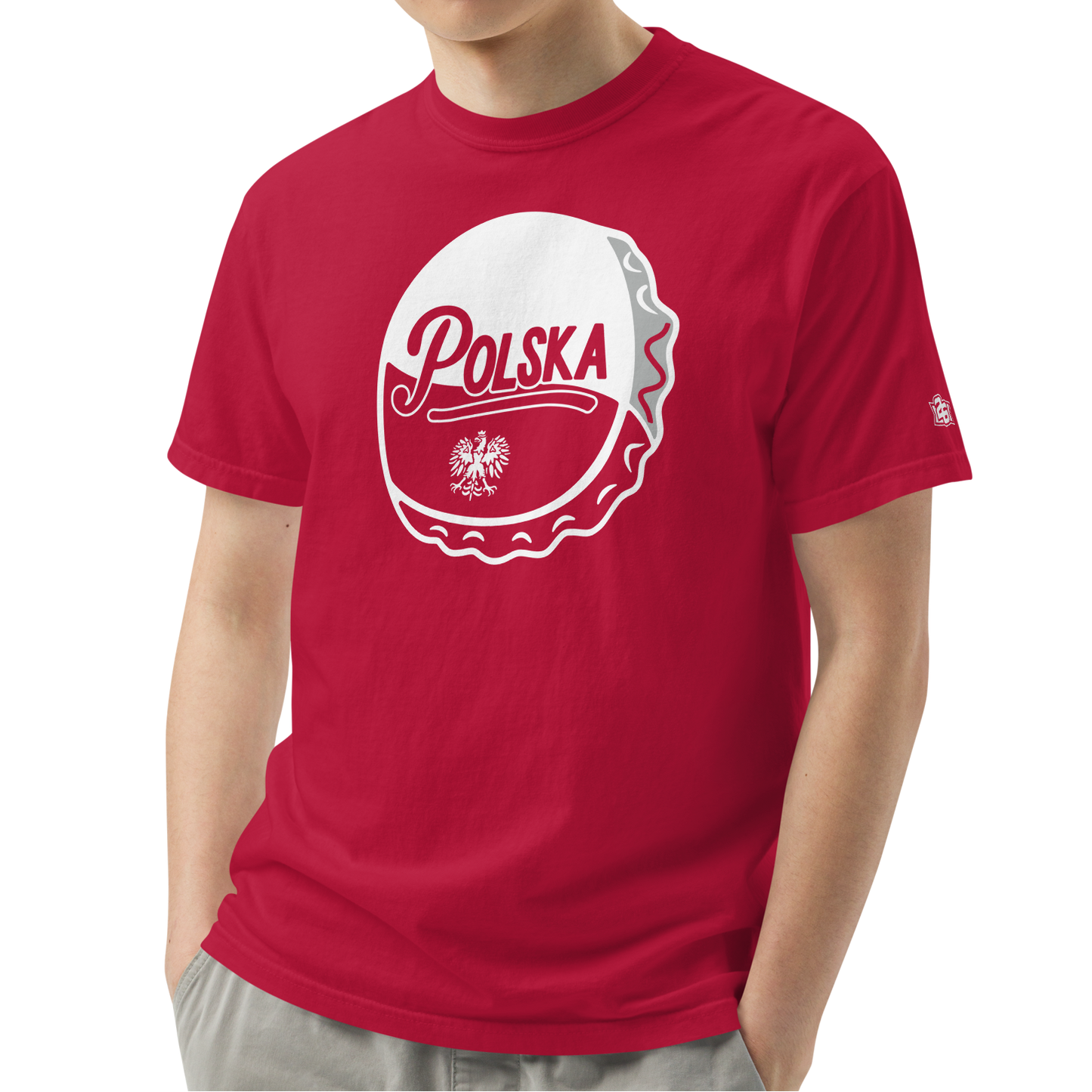 Red (100% ringspun cotton)