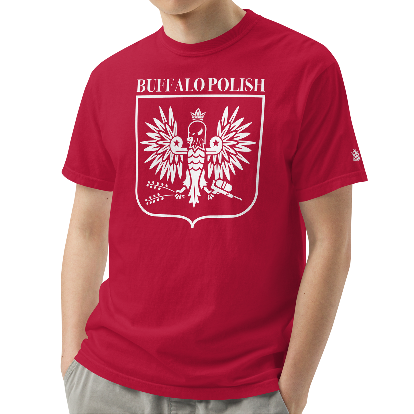 Red (100% ringspun cotton)
