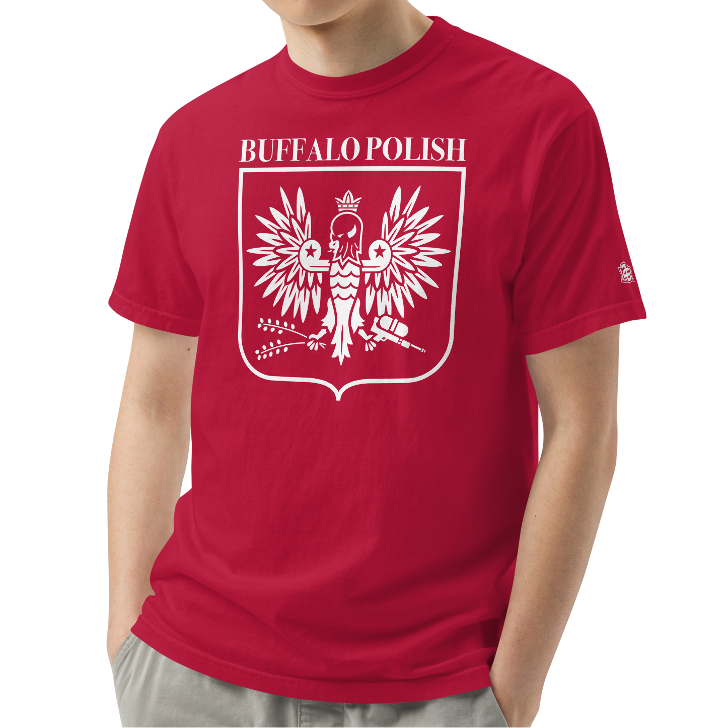 Red (100% ringspun cotton)
