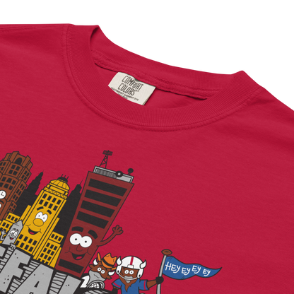 "Buffalo Rocks" Premium Garment-Dyed Heavyweight T-Shirt