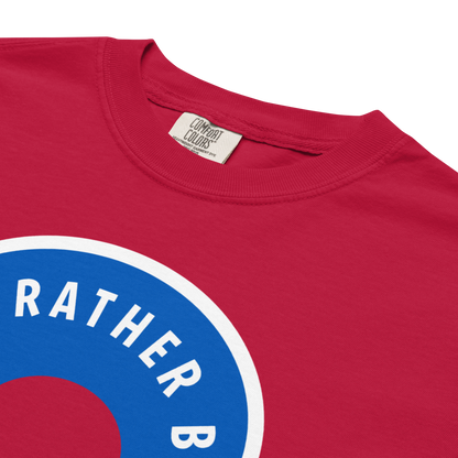 "I'd Rather Be Tailgating" Premium Garment-Dyed Heavyweight T-Shirt