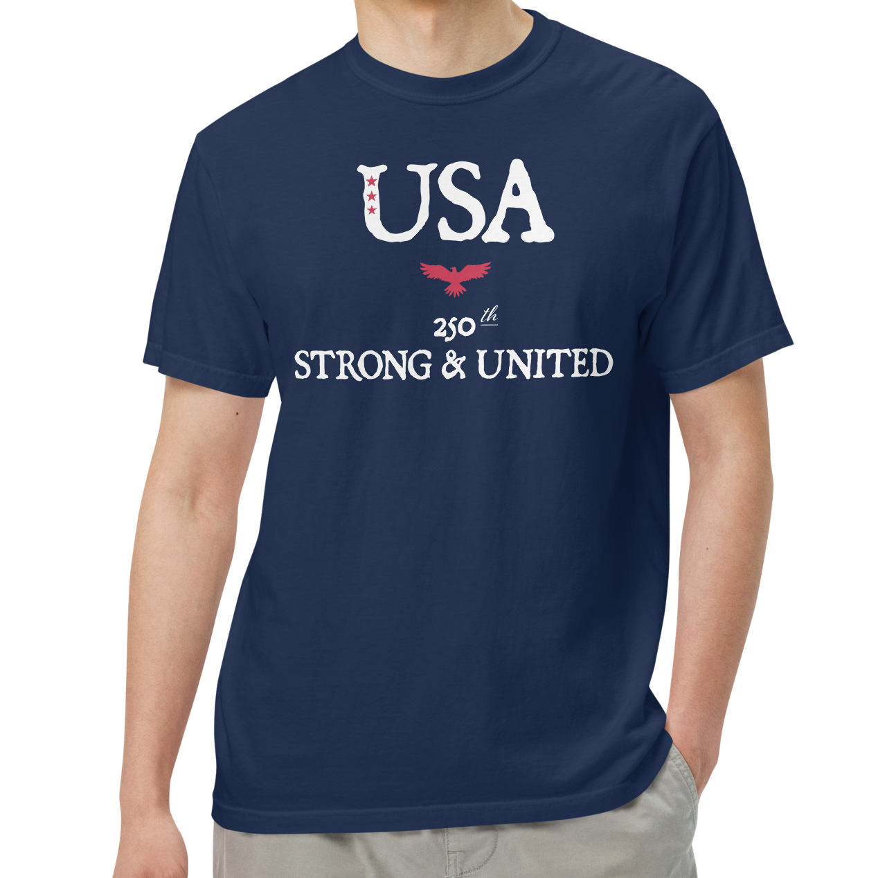 True Navy (100% ringspun cotton)