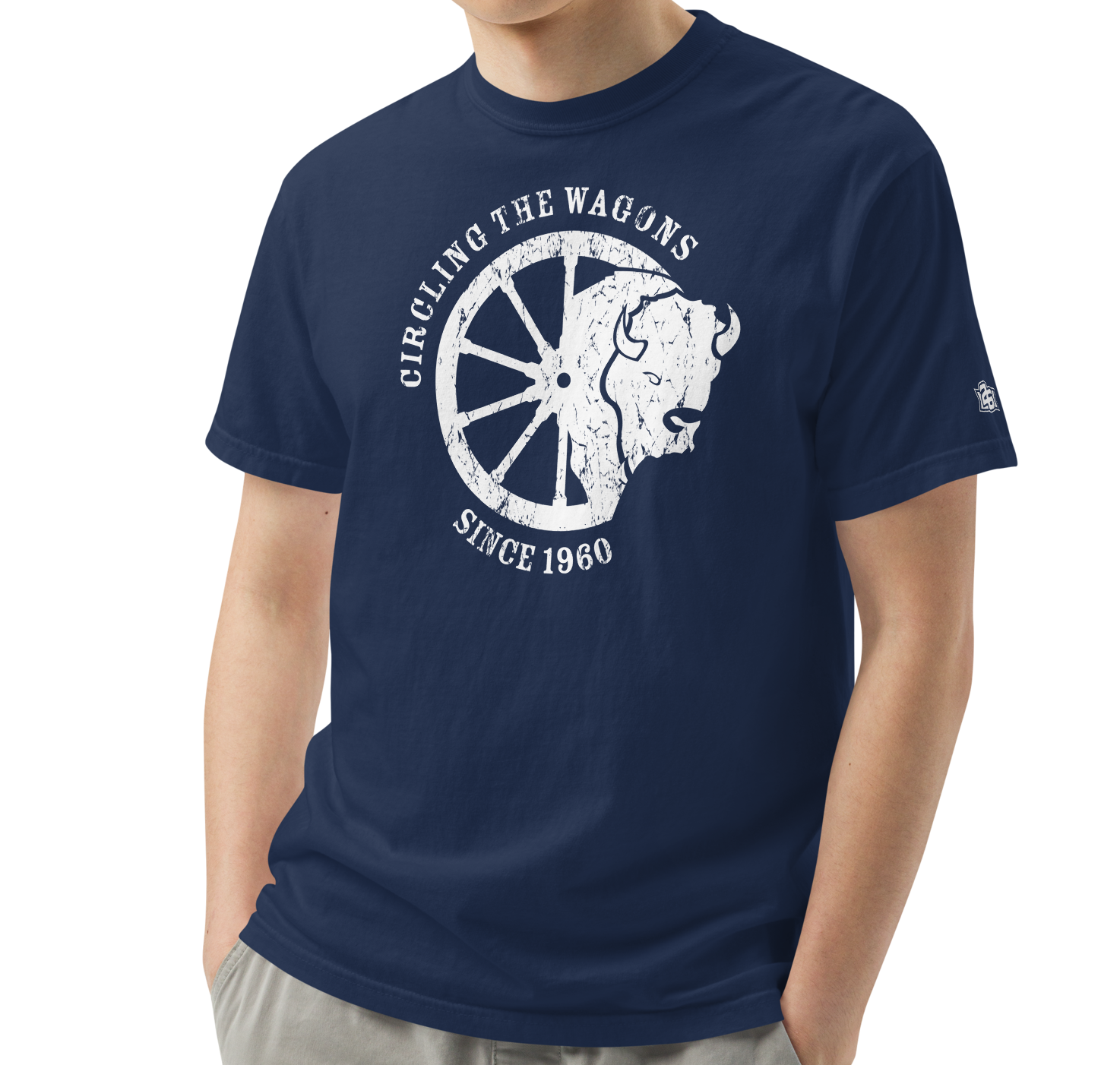 True Navy (100% ringspun cotton)