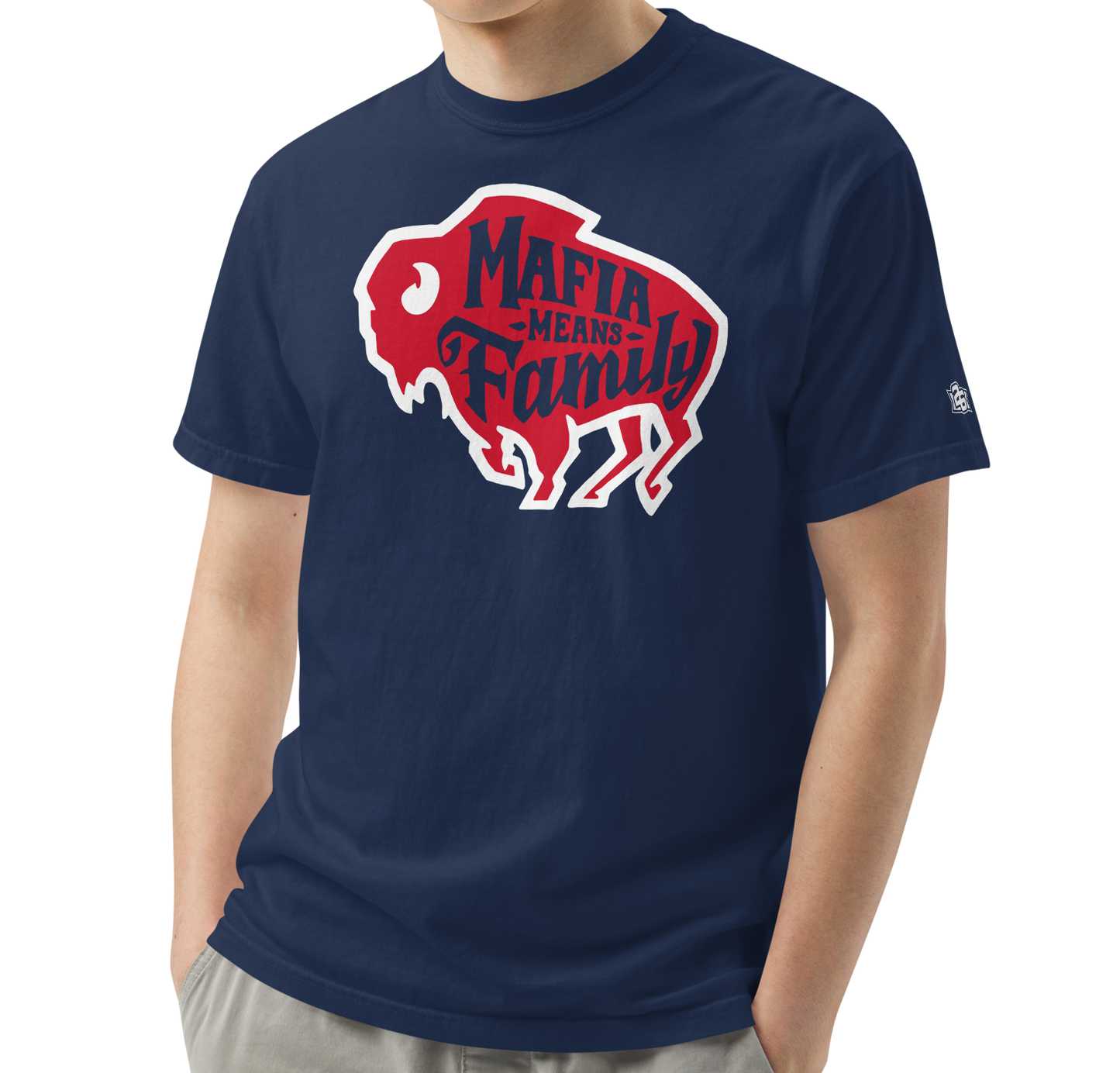 True Navy (100% ringspun cotton)