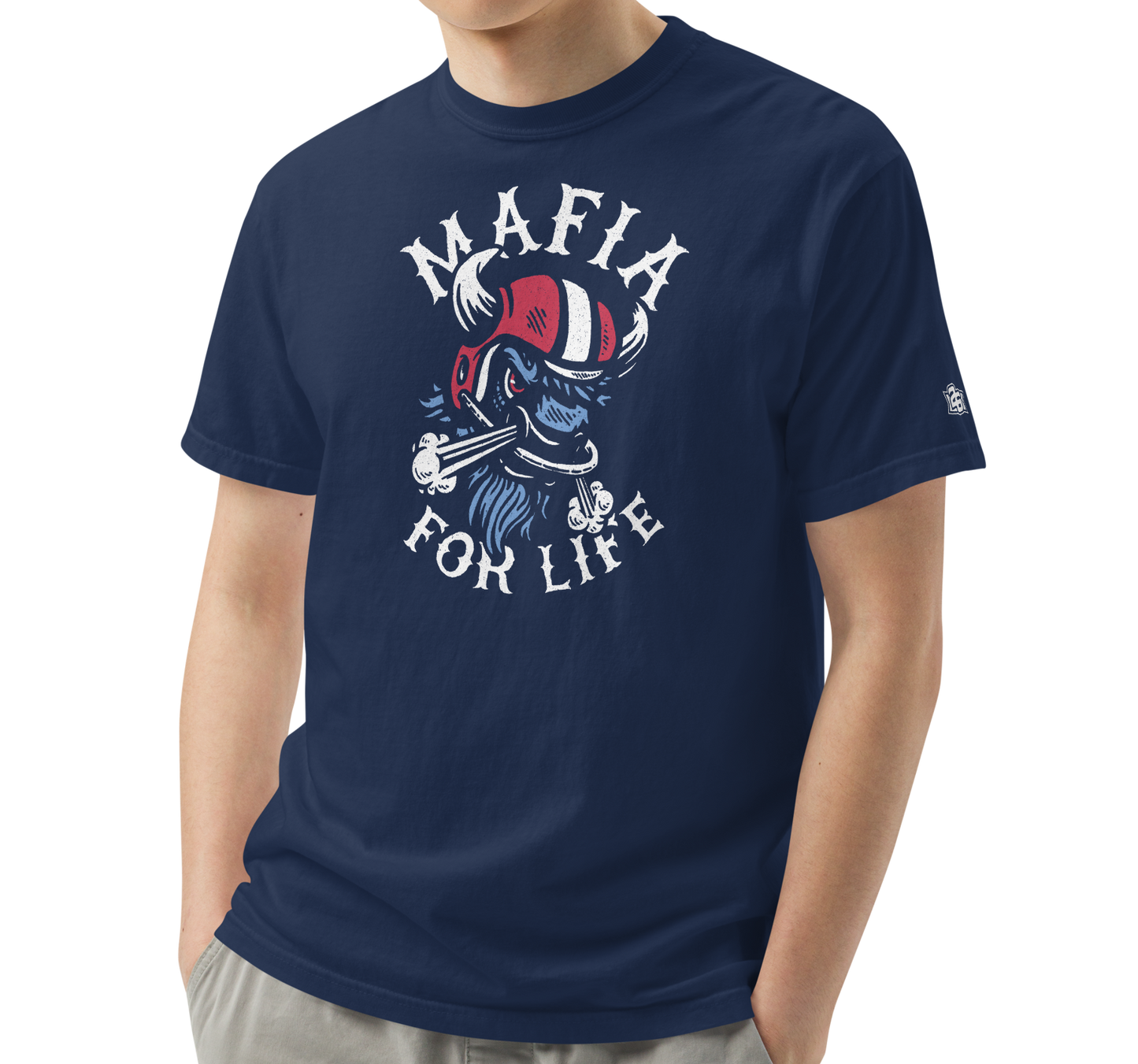 True Navy (100% ringspun cotton)
