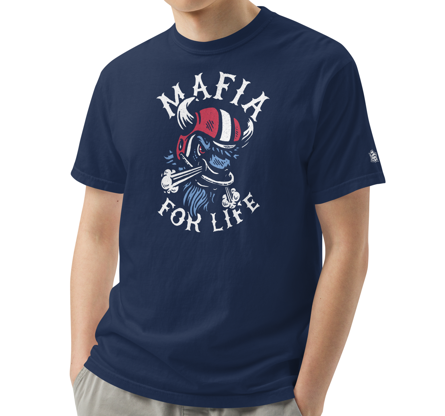 True Navy (100% ringspun cotton)