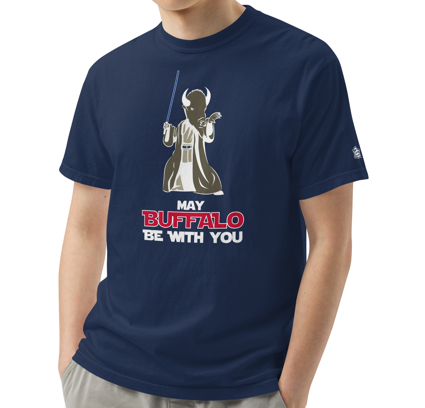 True Navy (100% ringspun cotton)