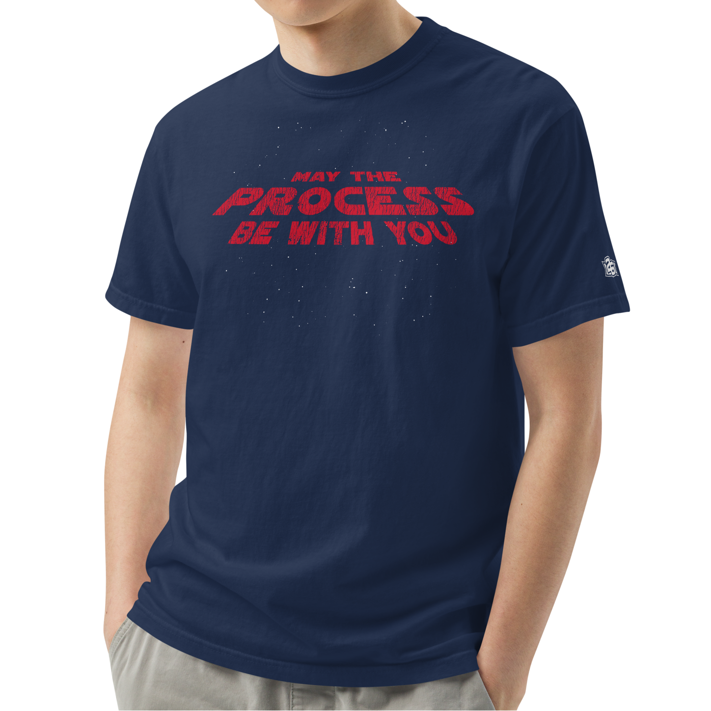 True Navy (100% ringspun cotton)