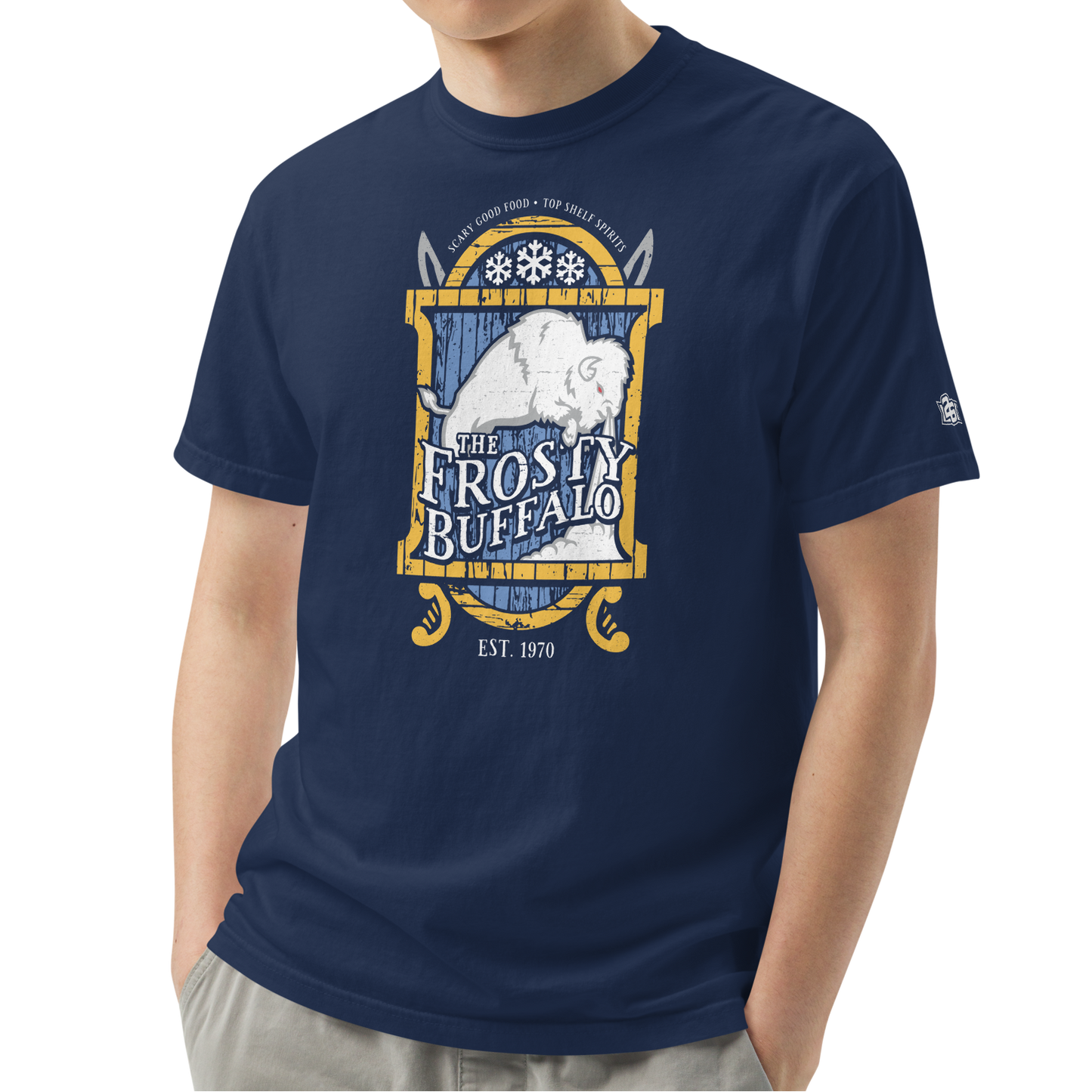 True Navy (100% ringspun cotton)