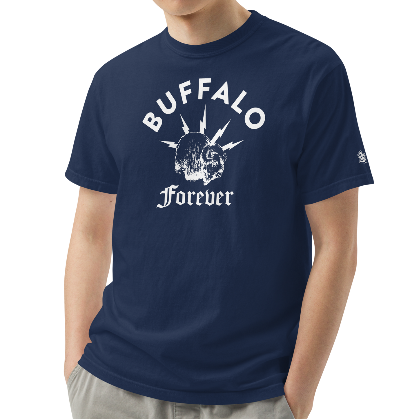 True Navy (100% ringspun cotton)