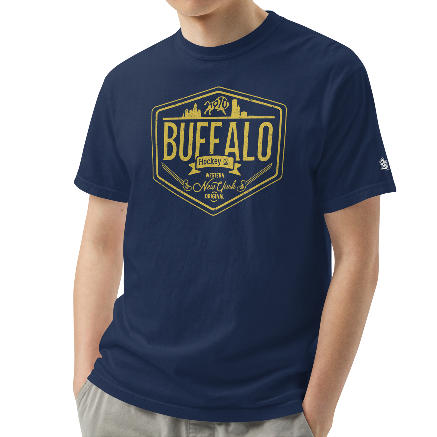 True Navy (100% ringspun cotton)