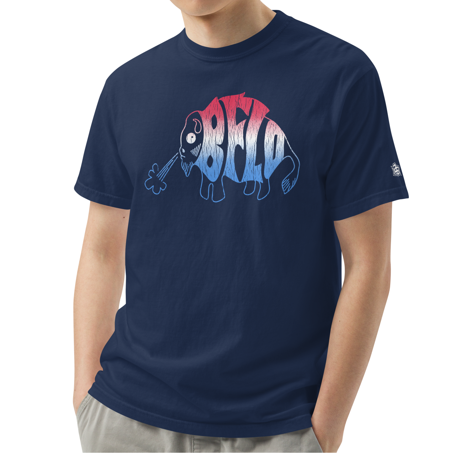 True Navy (100% ringspun cotton)
