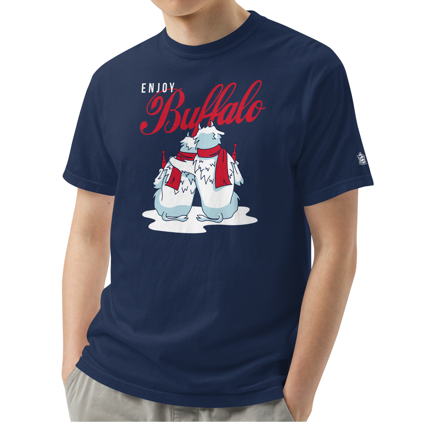 True Navy (100% ringspun cotton)