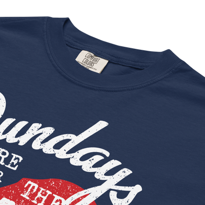 "Sundays are for the Mafia" Premium Garment-Dyed Heavyweight T-Shirt (multiple color options)