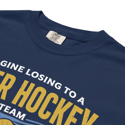 "River Hockey Team" Premium Garment-Dyed Heavyweight T-Shirt (multiple color options)
