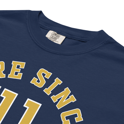 "Here Since '11" Premium Garment-Dyed Heavyweight T-Shirt (multiple color options)