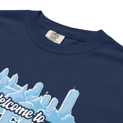 "It Snows Here Sometimes" Premium Garment-Dyed Heavyweight T-Shirt