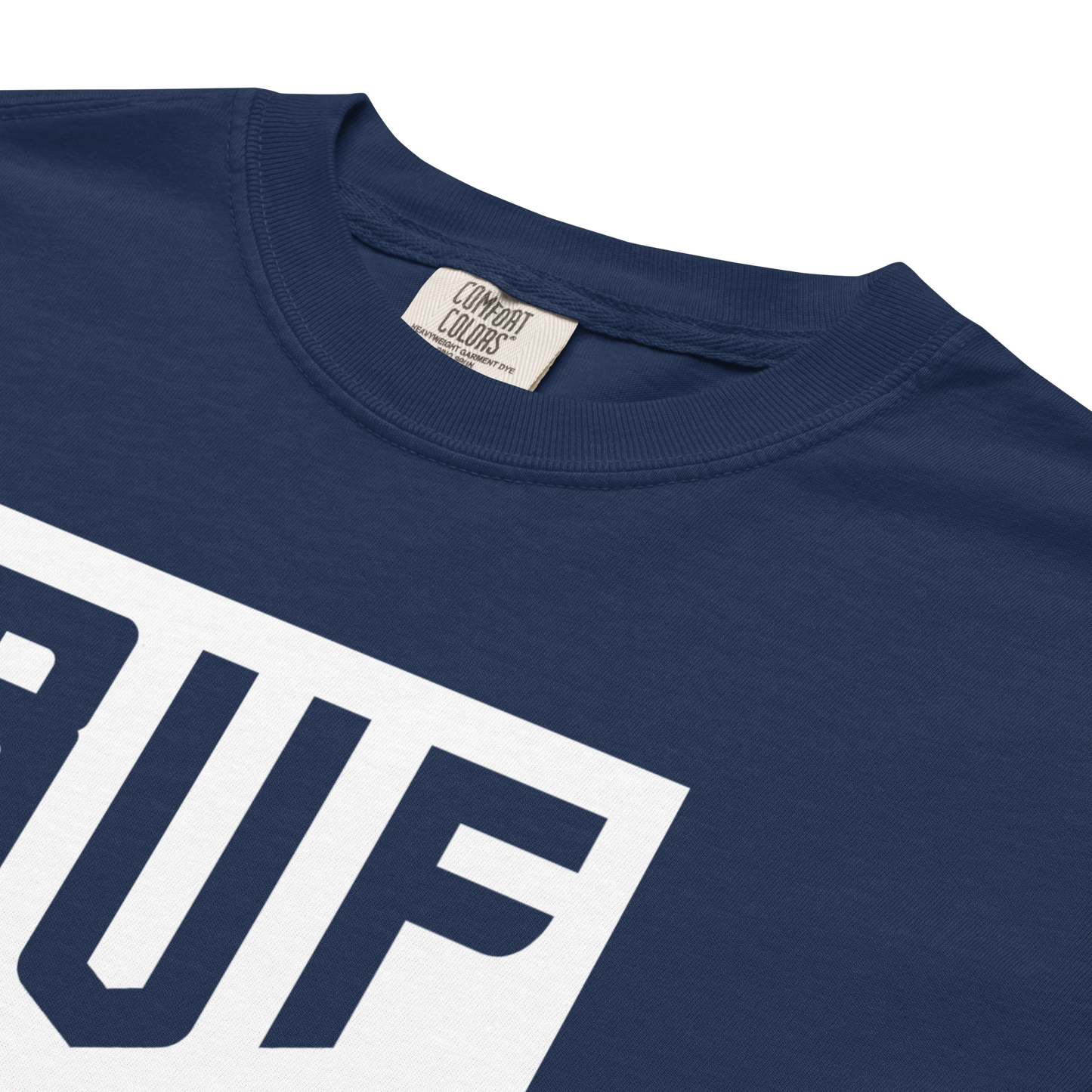 "Buffalo United" Premium Garment-Dyed Heavyweight T-Shirt (full-size print)