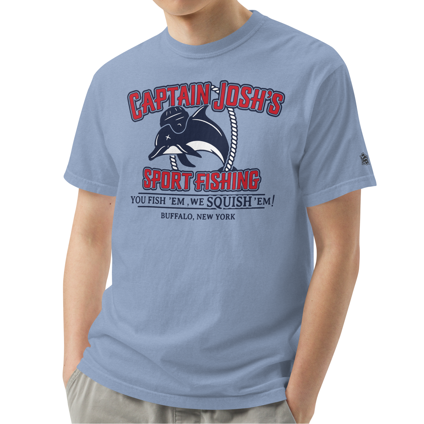 Washed Denim (100% ringspun cotton)