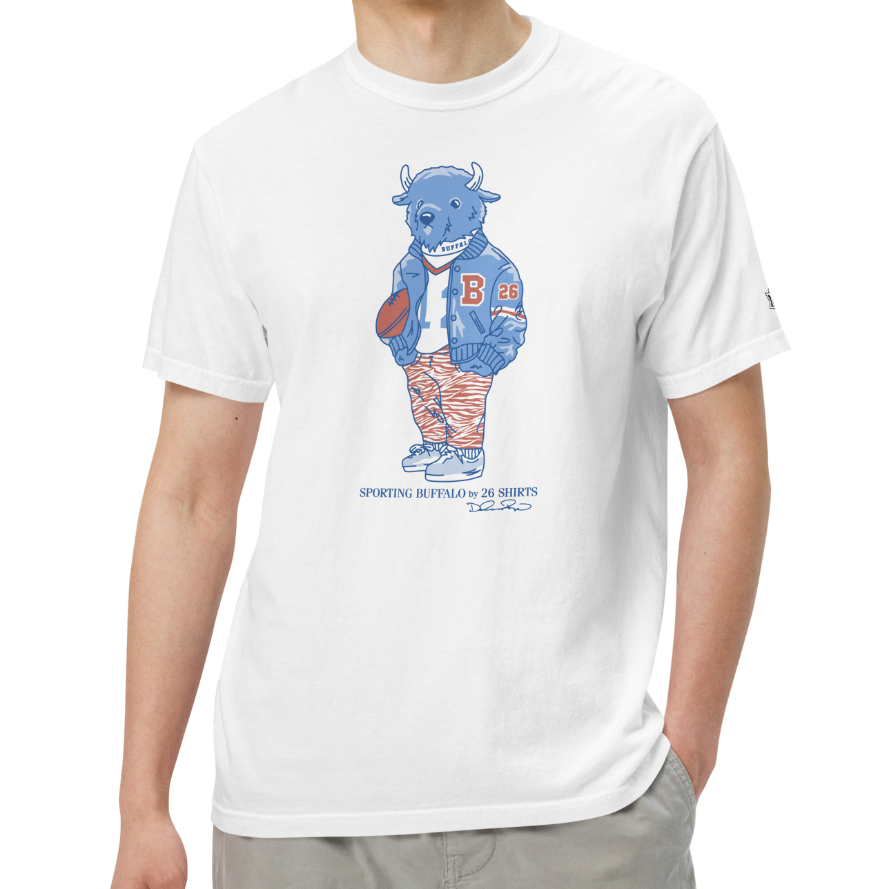 White (100% ringspun cotton)