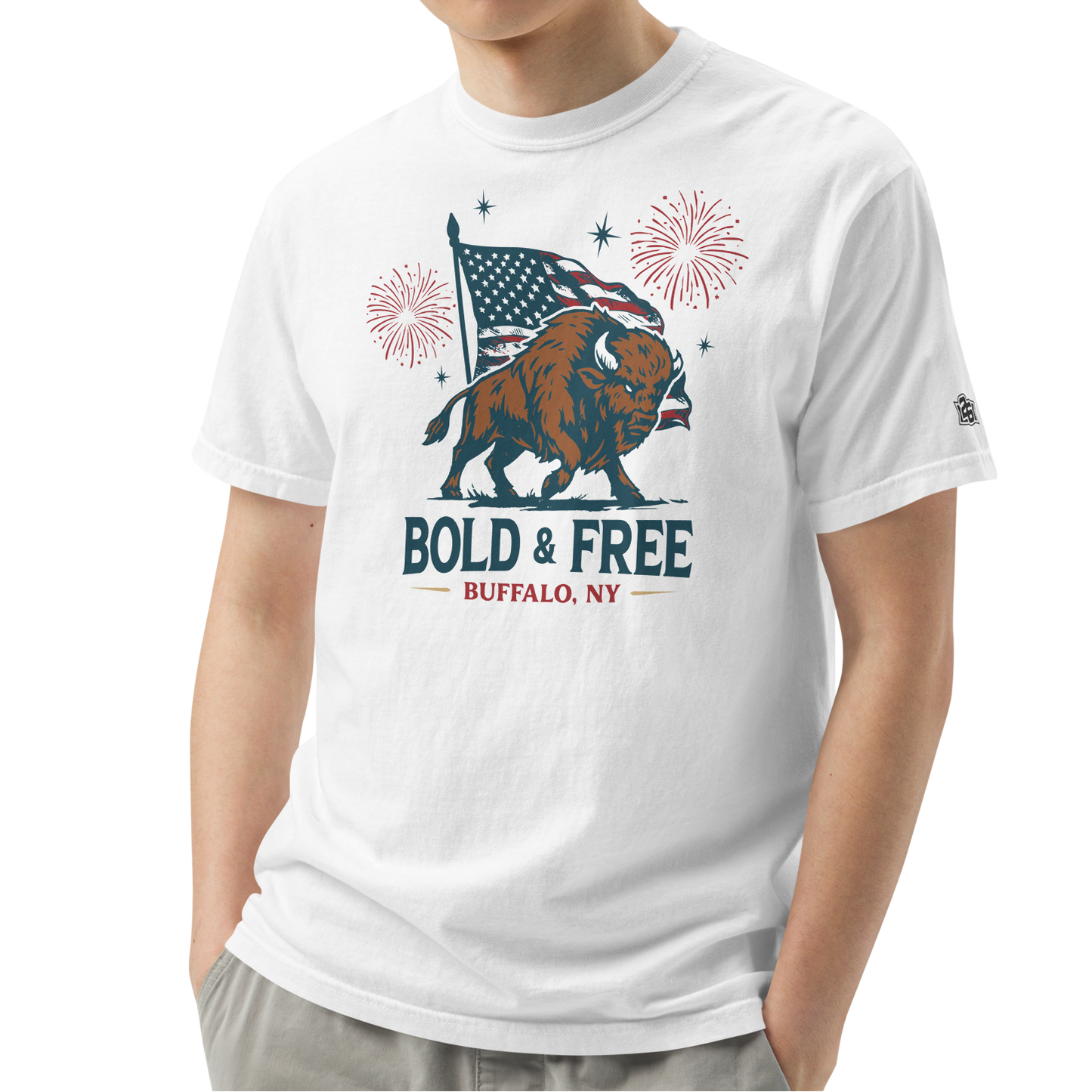 White (100% ringspun cotton)