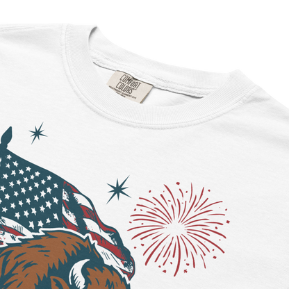"Bold & Free" Premium Garment-Dyed Heavyweight T-Shirt (multiple color options)