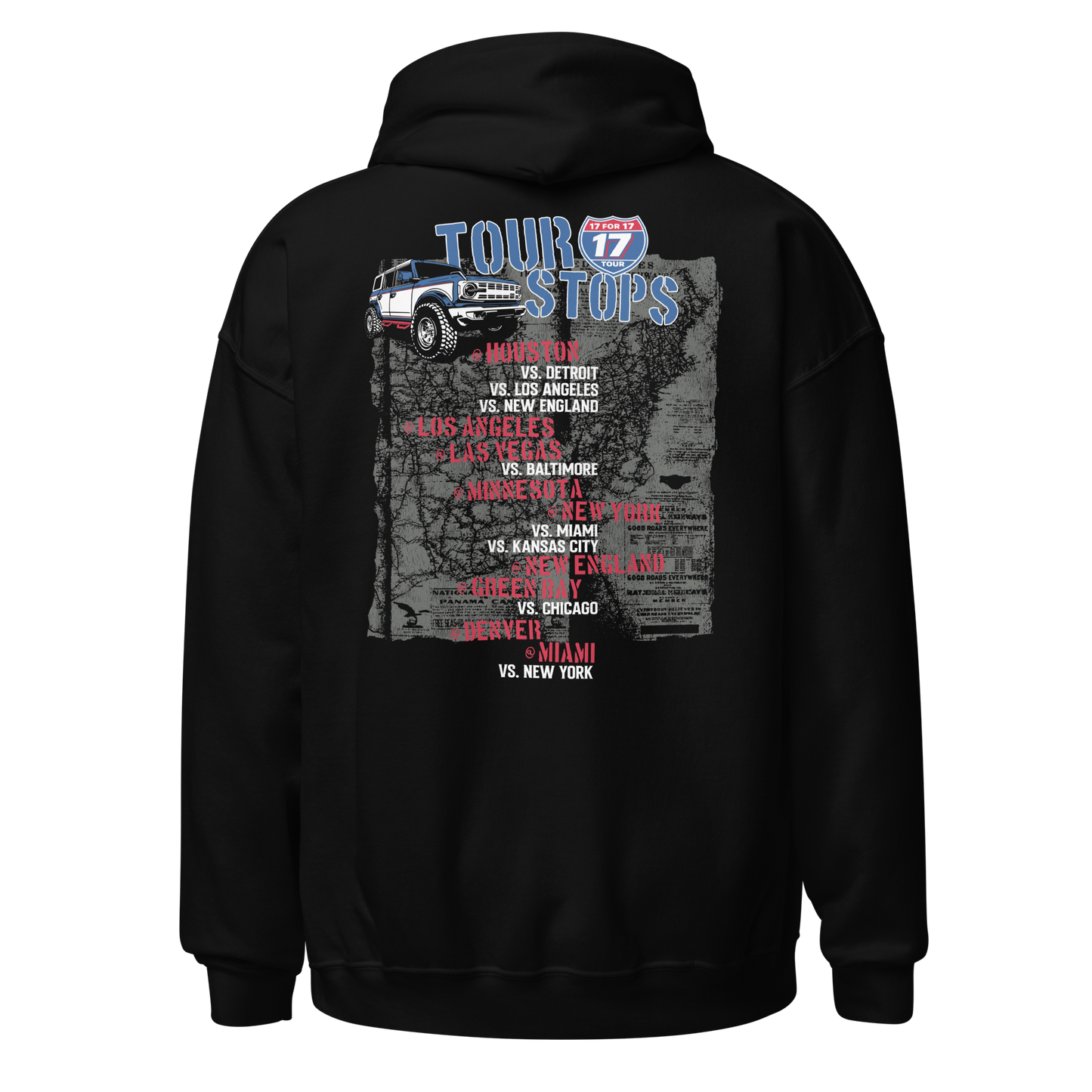"17 for 17" Sweatshirt Hoody (two-sided print)