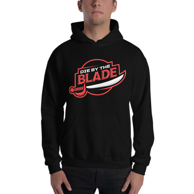 Die By the Blade - Logo hoody (Red and Black)