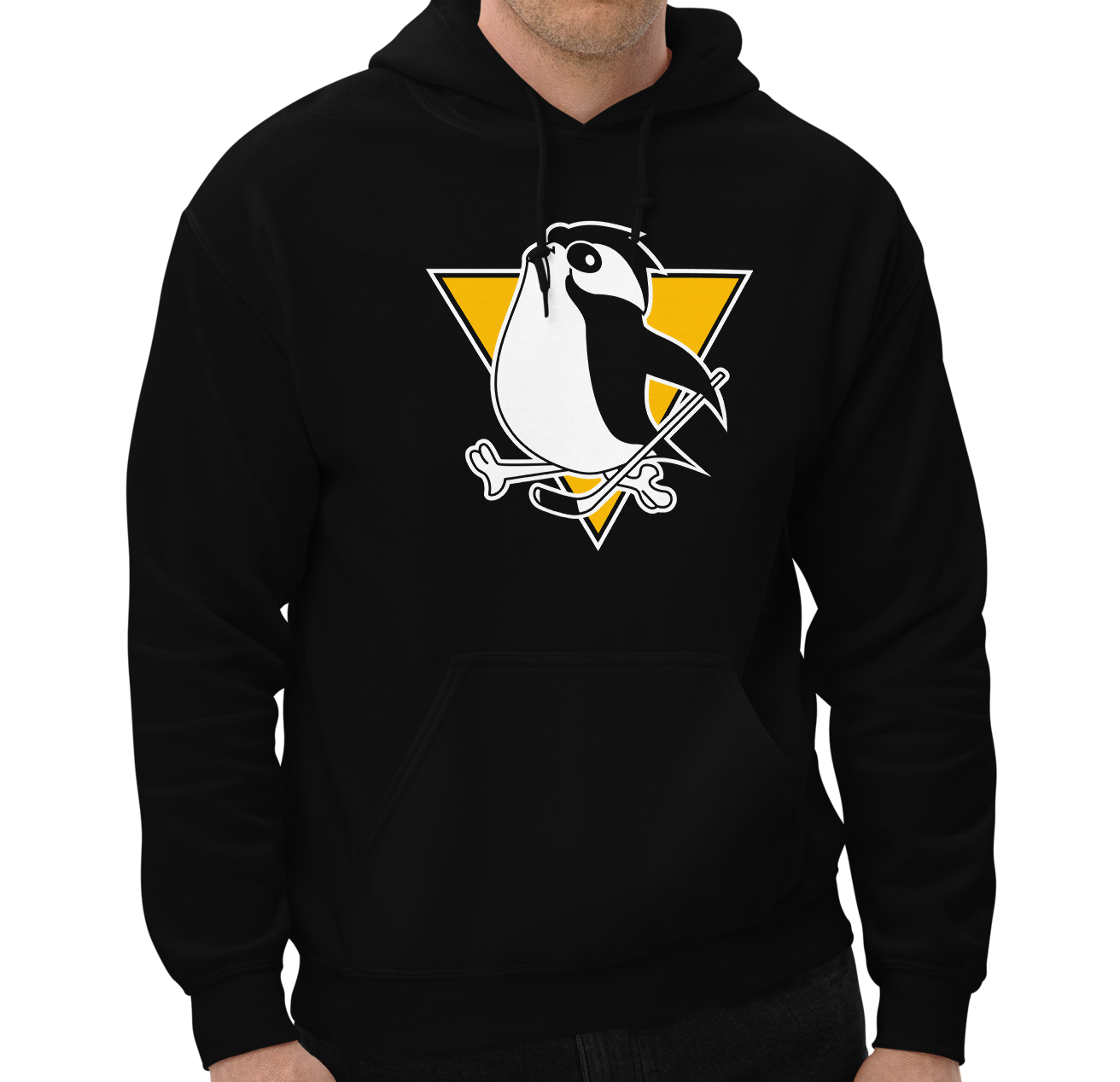 Sweatshirt Hoody, Black (50% cotton, 50% polyester)