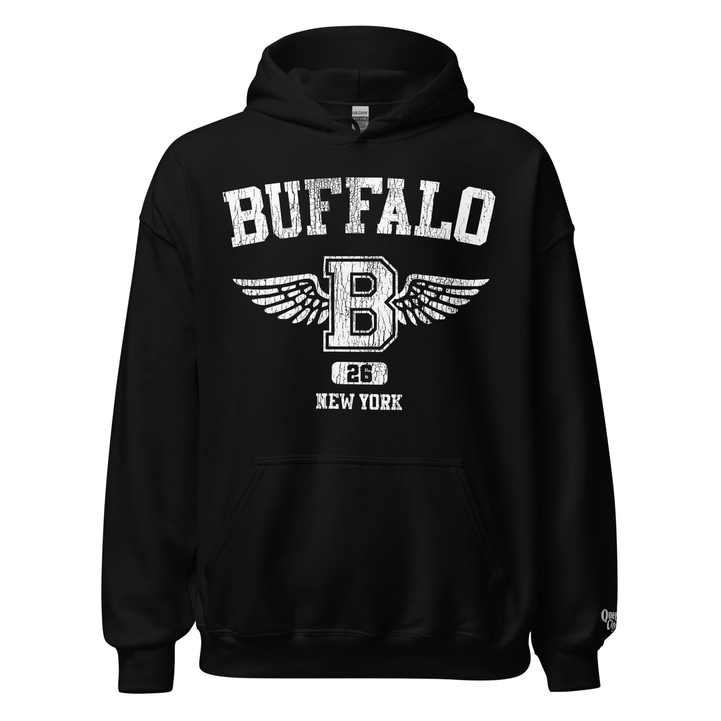 QUEEN'S CITY "Buffalo Angel" Sweatshirt Hoody