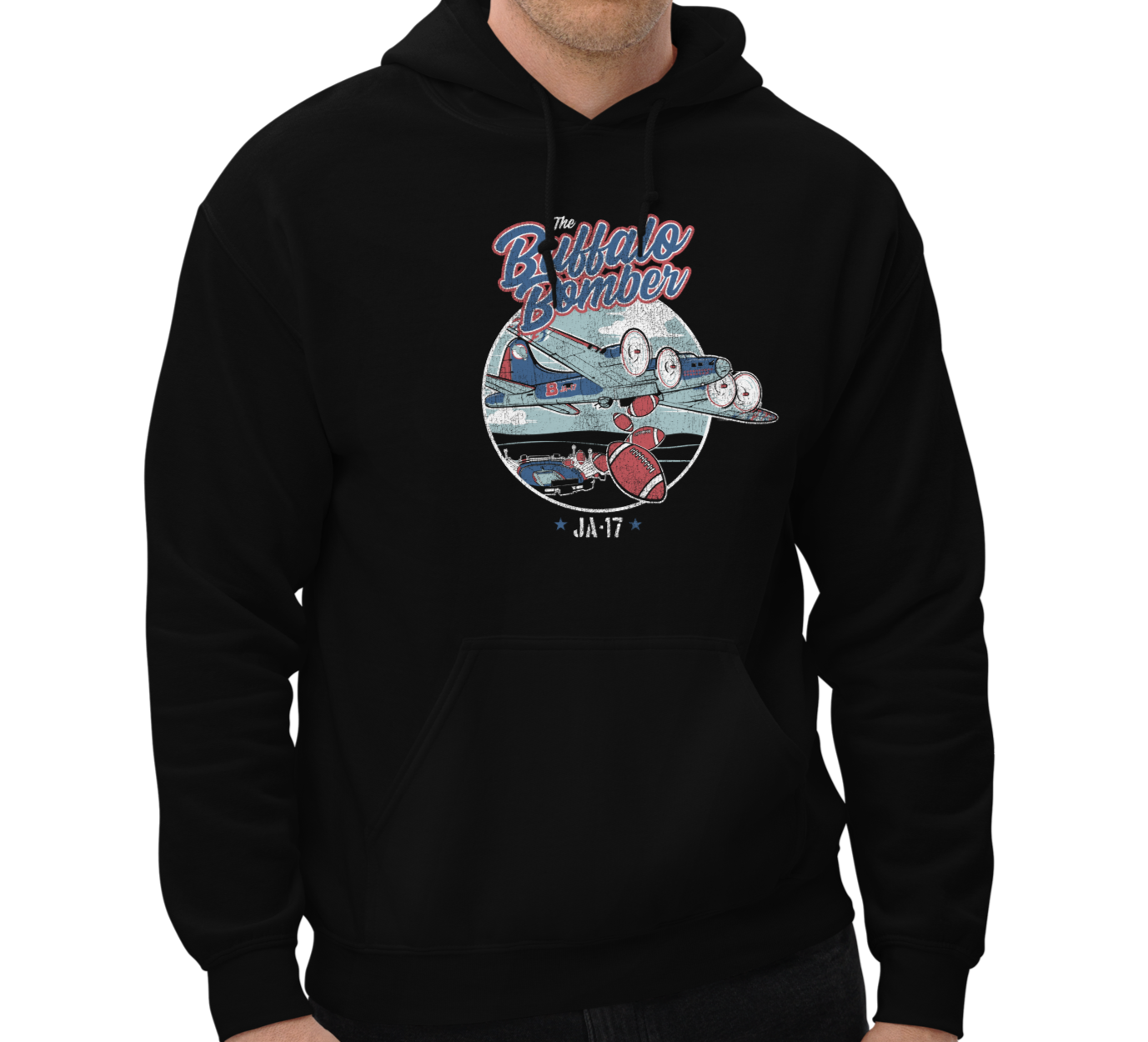 Black (50% cotton, 50% polyester)