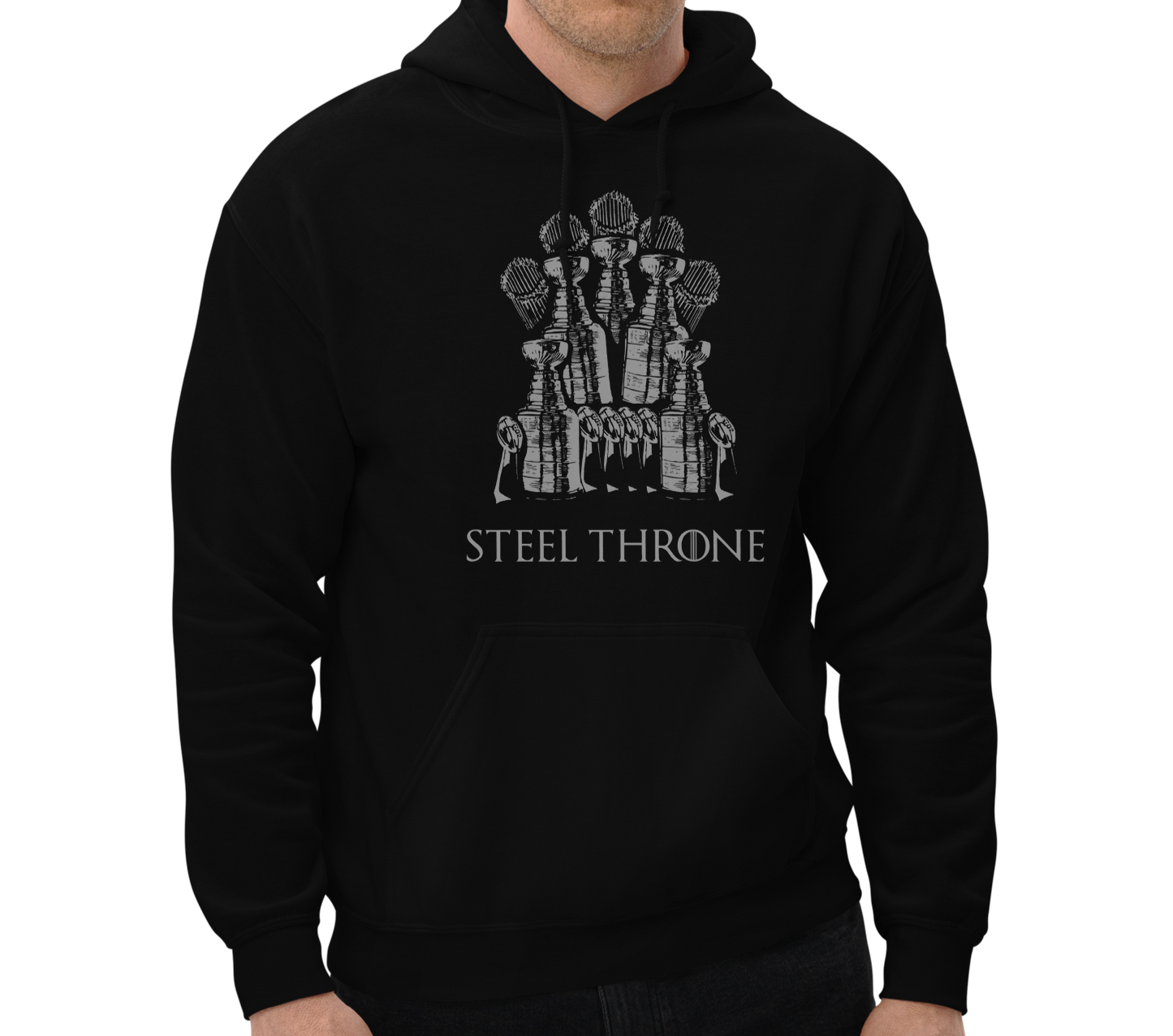 Black (50% cotton, 50% polyester)