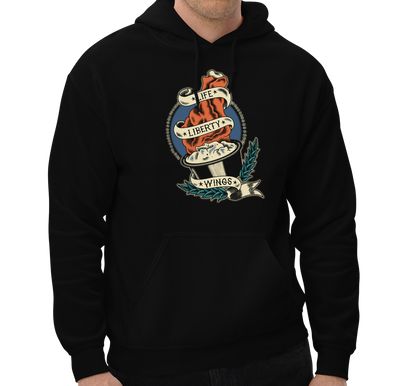 Black (50% cotton, 50% polyester)