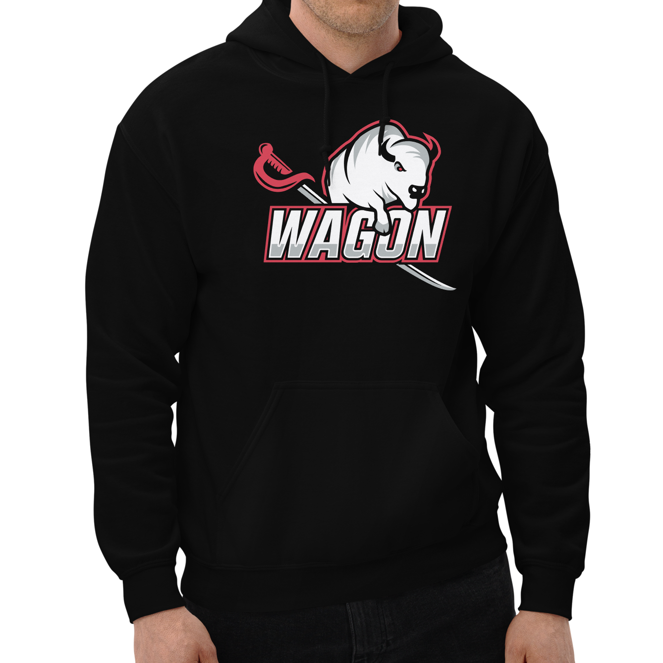 Black (50% cotton, 50% polyester)