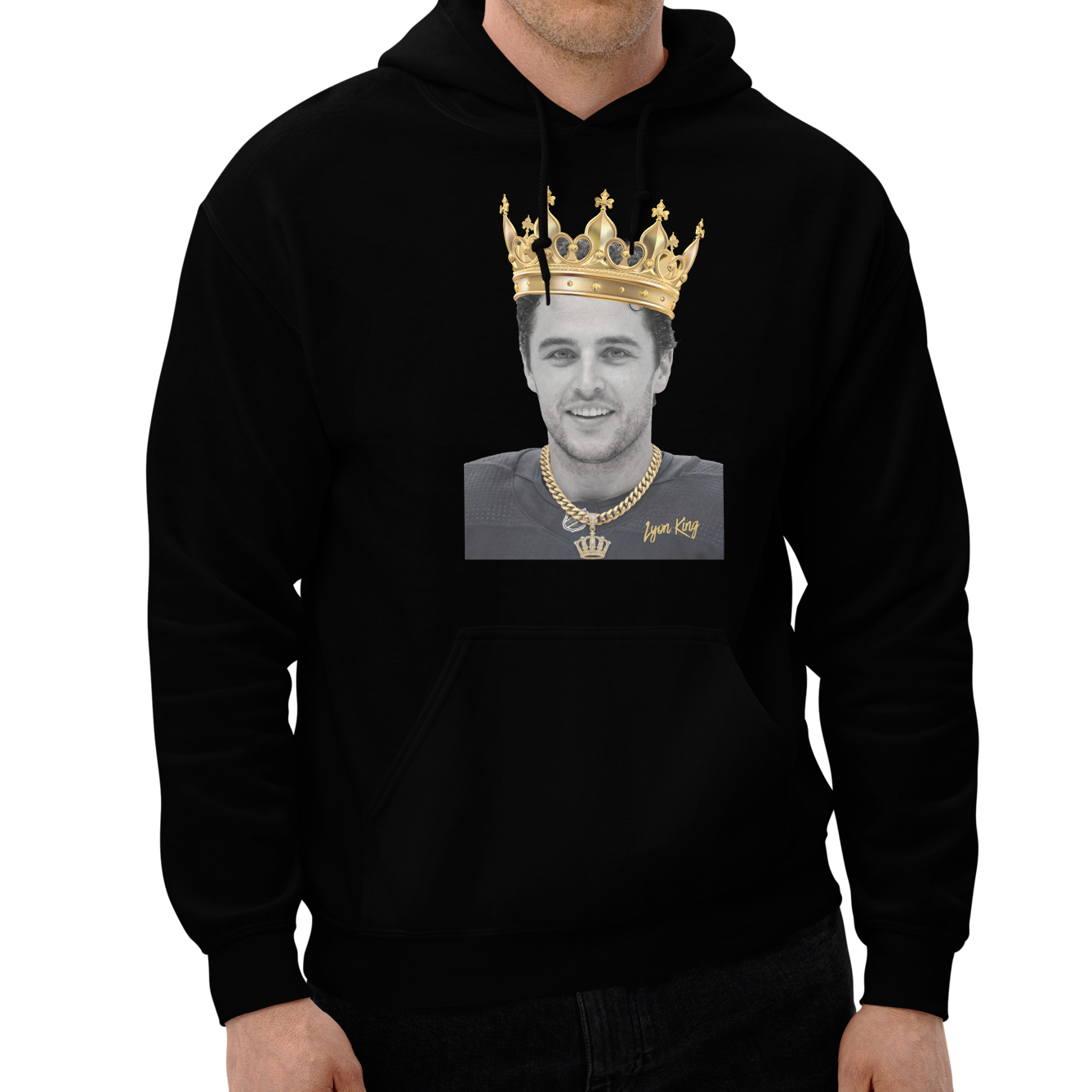 Black (50% cotton, 50% polyester)