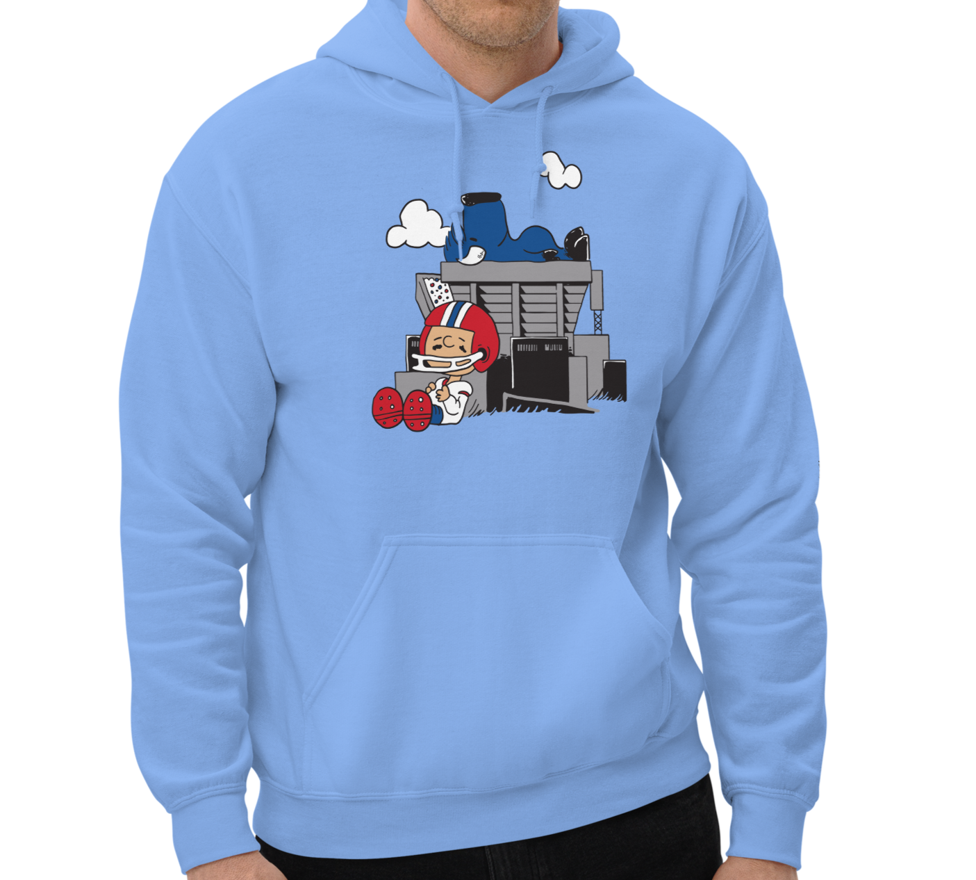 Columbia Blue (50% cotton, 50% polyester)