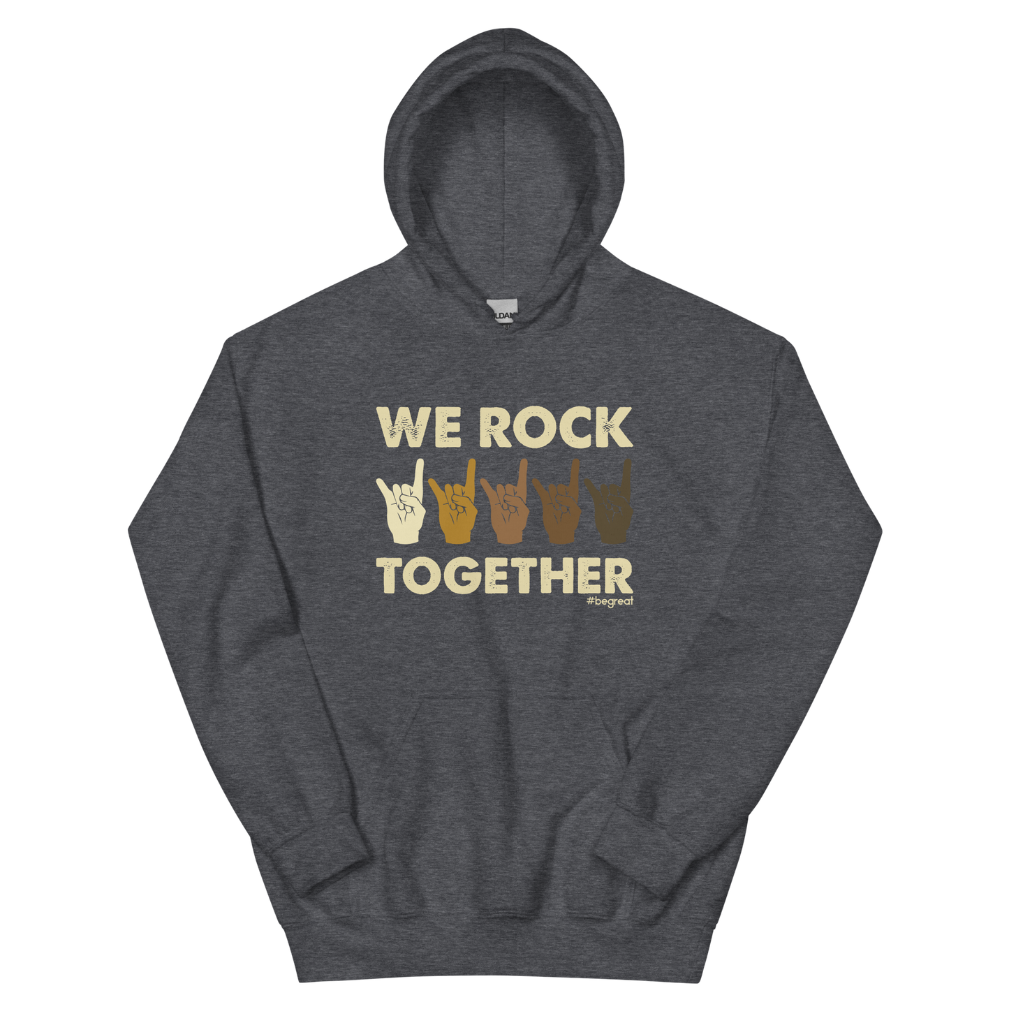 Official Nick Harrison "We Rock Together" Hoody (Dark Heather)