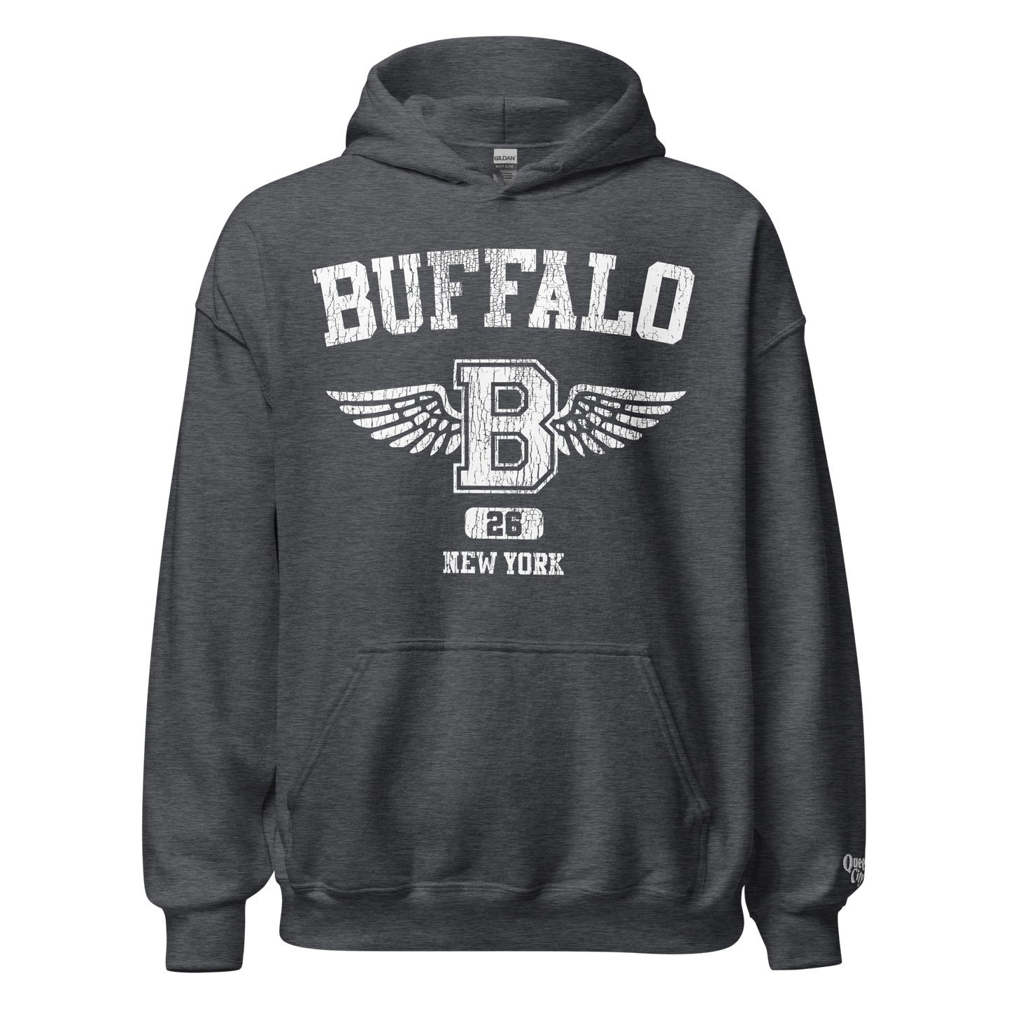 QUEEN'S CITY "Buffalo Angel" Sweatshirt Hoody