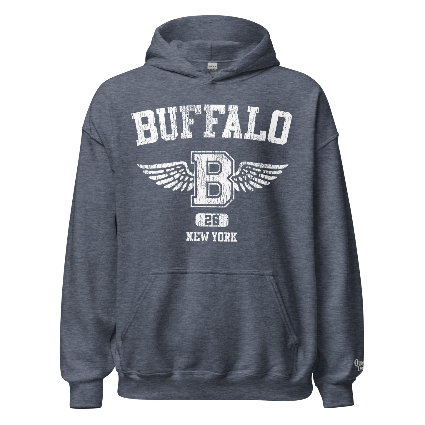 QUEEN'S CITY "Buffalo Angel" Sweatshirt Hoody