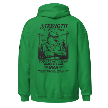 Danforth: "Strength in Tough Times" Sweatshirt Hoody