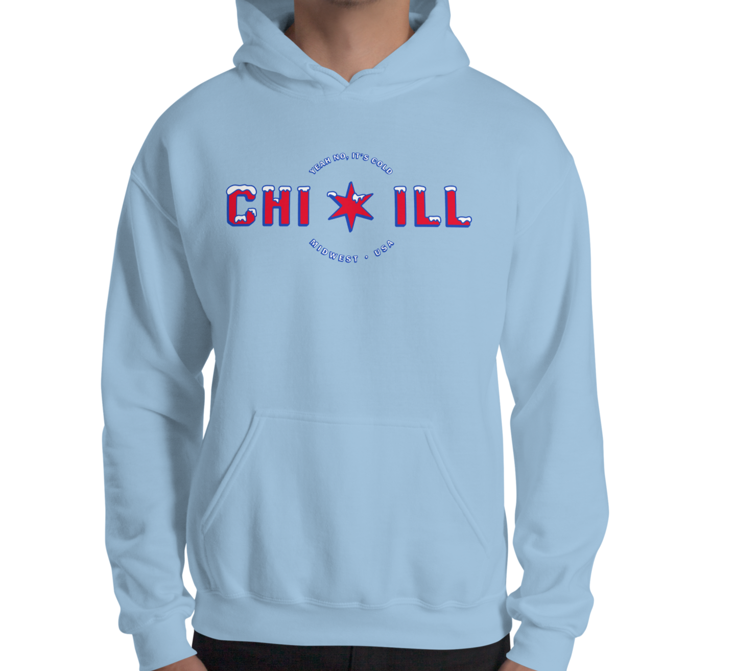 Light Blue (50% cotton, 50% polyester)