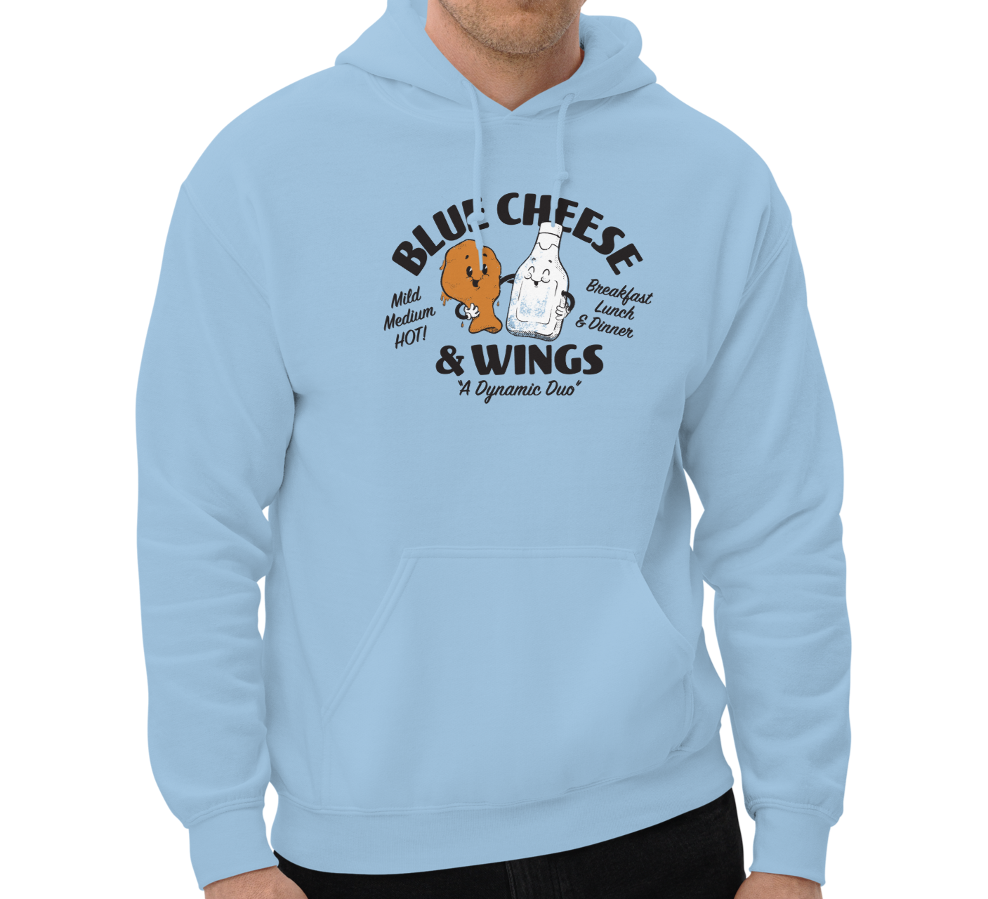 Light Blue (50% cotton, 50% polyester)