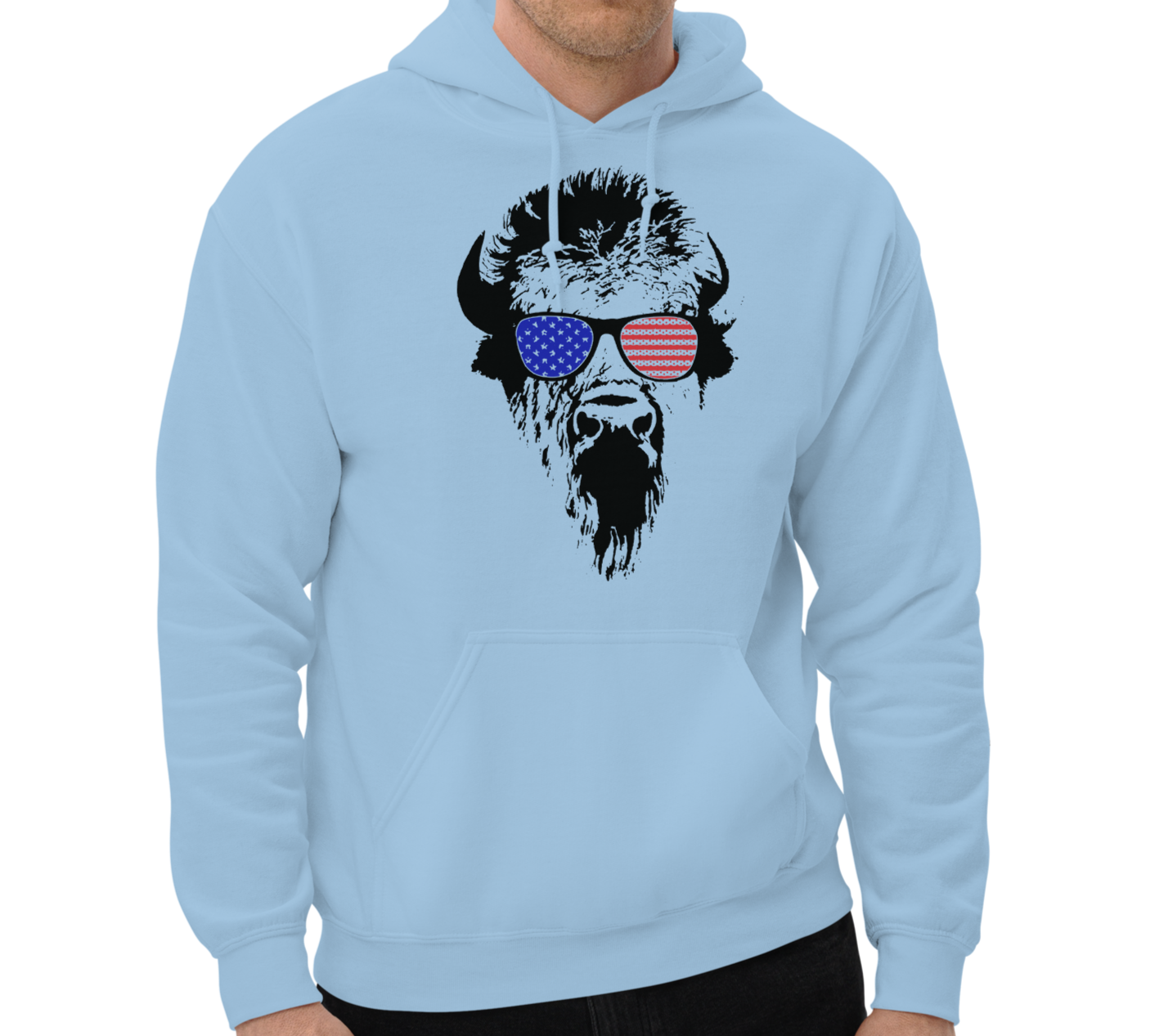 Light Blue (50% cotton, 50% polyester)